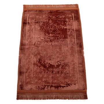 Hot Sale Popular 100% Polyester Hand Tufted Door Mats, Best Quality Front Carpet Fringe Muslim Prayer Rug